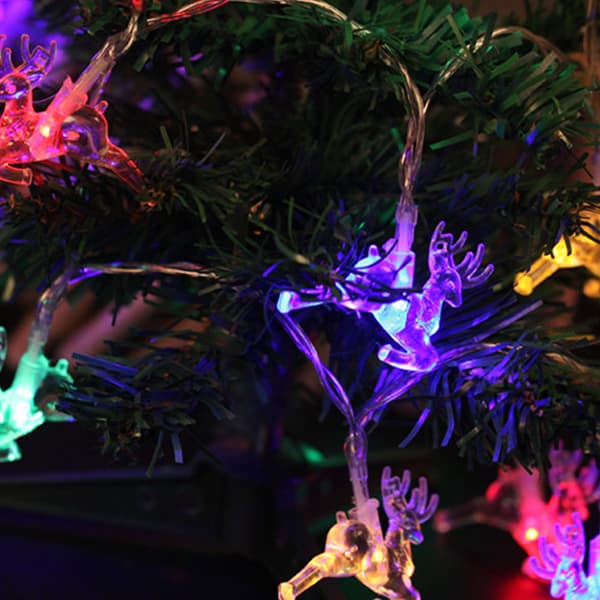LED Julelys Rød Lysstreng Røde Dekorative Lys Jul