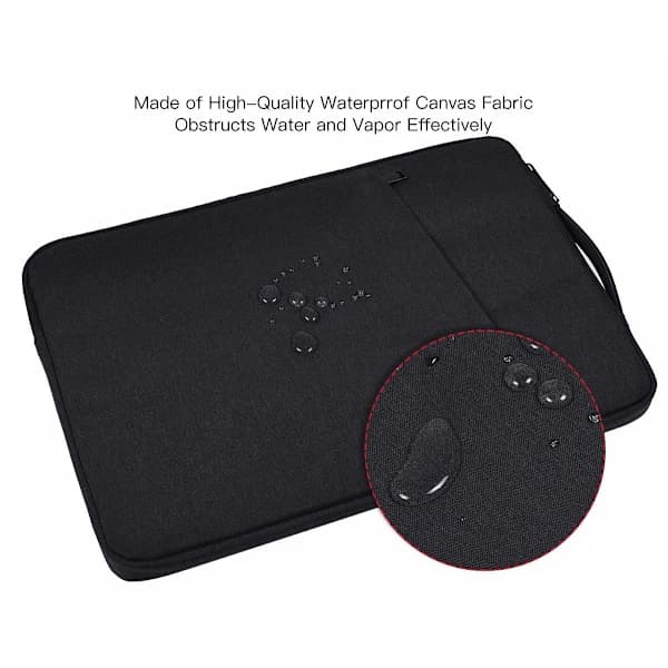 INF Laptop taske 13,3 tommer lærred Sort