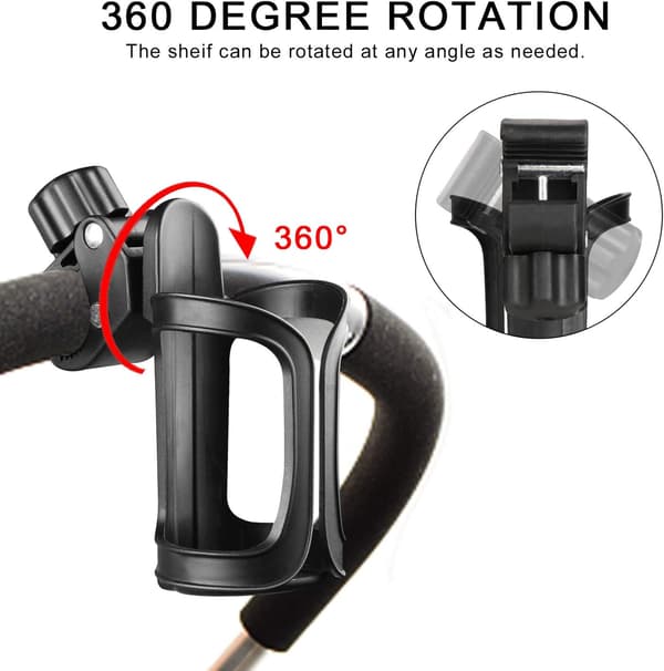 2-pack Mugghållare för Barnvagn, Cykel, Universal Drycker