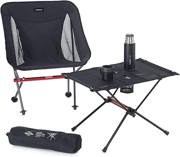 Foldbar ultralet bærbar picnicbord til udendørs camping