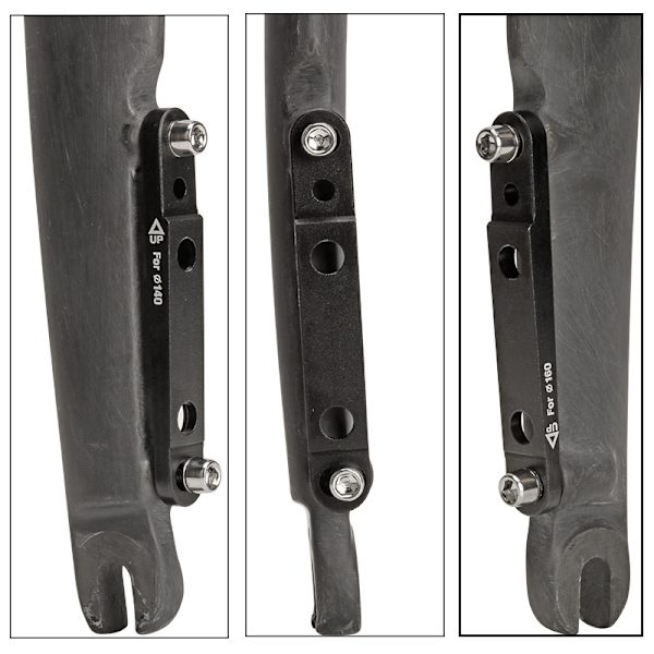 Flatmountadapter Cykeldele Voksen-Blandet, Sort, One Size PXCL