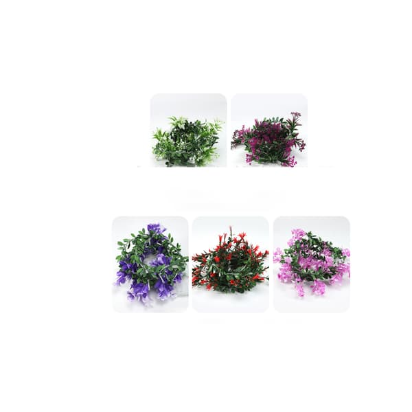 Garland, rør, guirlande, jule LED-lanterne, solcellelanterne (Rose