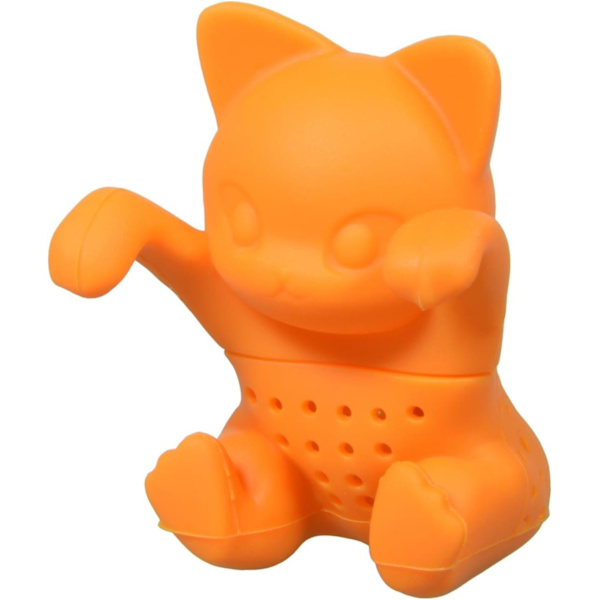 Løs Kat Silikon Te-Infuser Orange - 1 stk