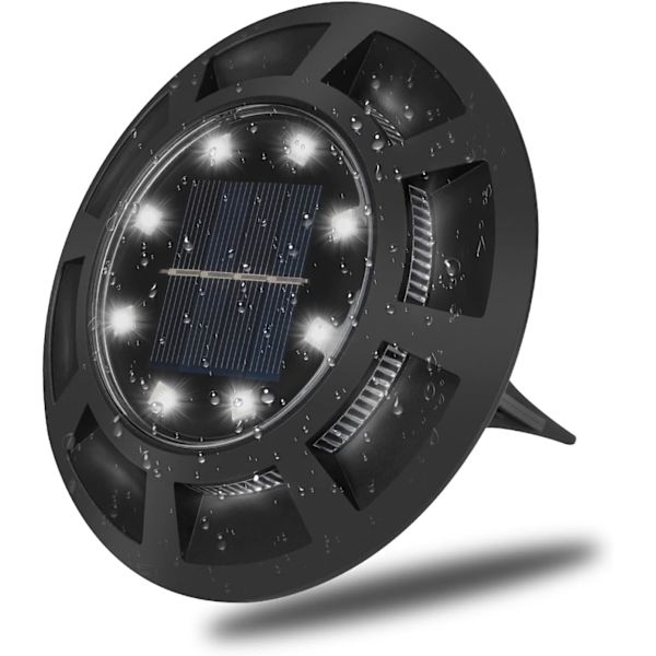 Hvide solcellelamper, solcelle-LED-have, DXGHC