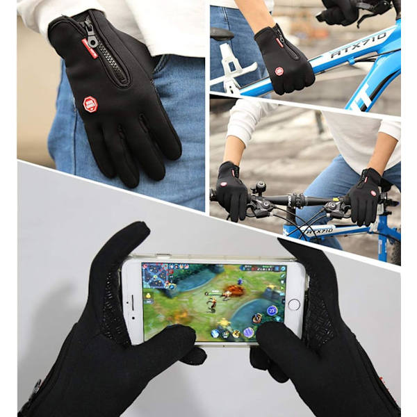 Touchscreen Sports Handsker til Udendørs Ski og Cykling