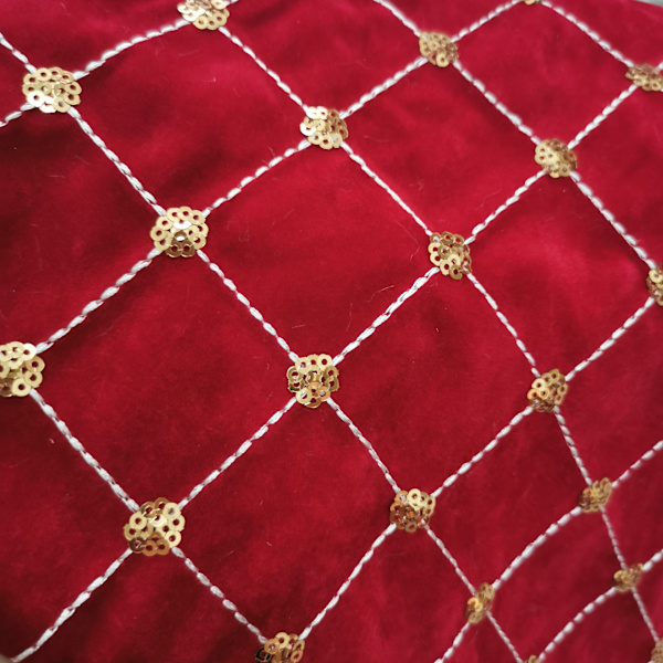 2 Par Tartan Jule-Strømper Guld Glitter Slikpose Jul