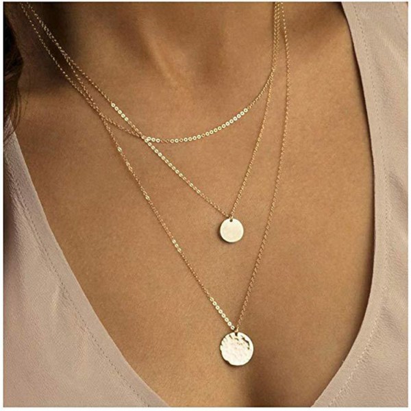 Lagerat Halsband Halsband 14K Riktigt Förgyllt Lagerat Halsband