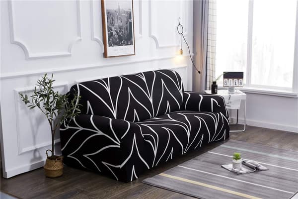 3-sits Stretch Soffaöverdrag med 1 Kuddfodral, Soffaöverdrag (3 Se
