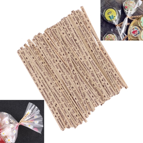 1400 pieces of baking packaging kraft paper wrapped bread packagi