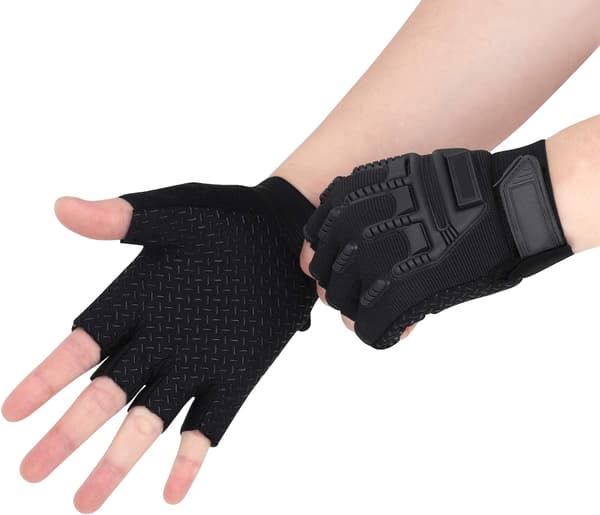 Cykelhandsker til Børn 8-12 År Halvfinger Handsker S DXGHC