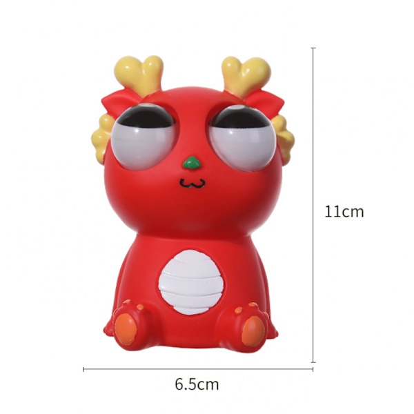 1PCS Squeeze Stress Relief Toy Ögon Popping Dragon Rolig Ögonglob Burst Leksaker Pop Out Ögon Leksak för Födelsedagspresenter, Festgåva