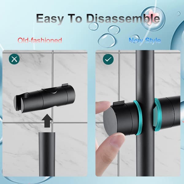 Mat Sort - 1 stk. Brusesupport, Sort Universal Solid A DXGHC