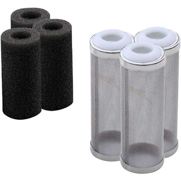 Filter Skyddsnät 6 St Filter Inloppssvamp Akvarium