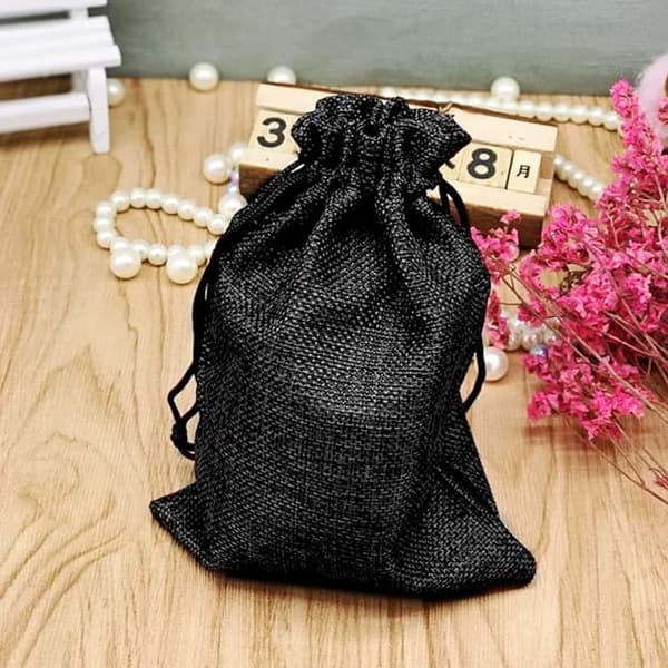 20 stk. Smykkepose Jute Smykkepose Snørepose, DXGHC