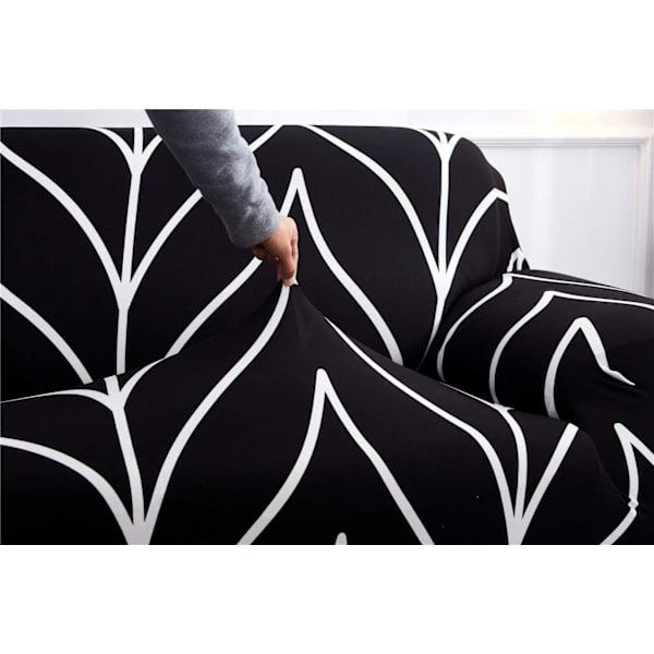 3-sits Stretch Soffaöverdrag med 1 Kuddfodral, Soffaöverdrag (3 Se