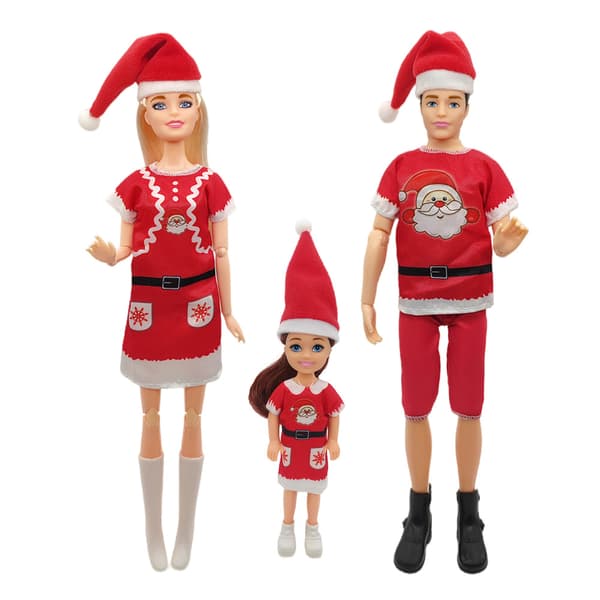 30 cm / 11 tommer Barbie julegave sæt til forældre og barn