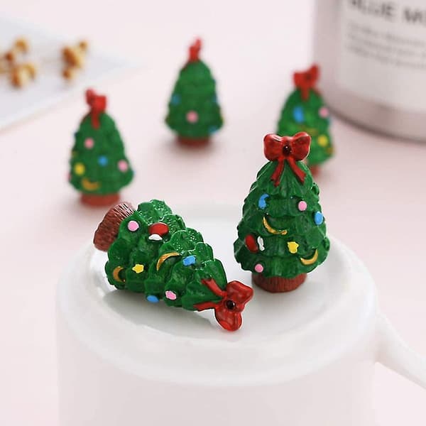 Miniatyr Julgransprydnader Julgran Mikrolandskap DXGHC