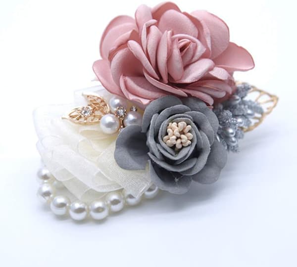 Teensery Bryllupsbrude Håndleds Corsage Brudepige Håndleds Blomst Arti