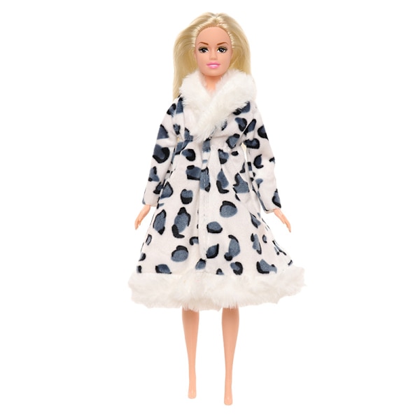10 st 30 cm docka rutig klänning Barbie kläddocka familj leksak DXGHC