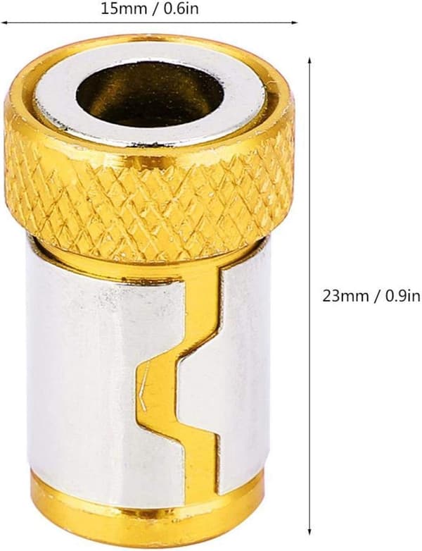 5 stk. Anti-slip Magnetisk Ring Skruetrækker Tilbehør til 1/4 DXGHC