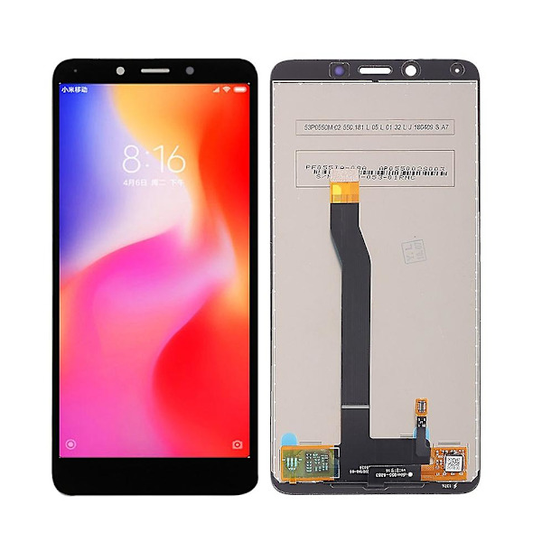 Tft LCD-skärm för Xiaomi Redmi 6/6a med digitaliserare full som DXGHC