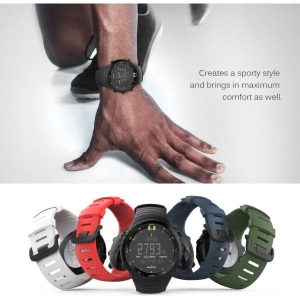 Watch kompatibelt med Suunto Core, Classic Replacement Soft