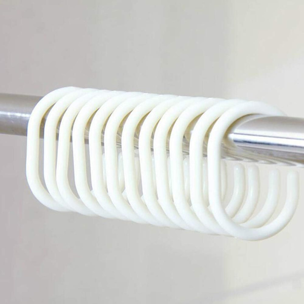 Plastduschslidsar Badrum Bad Spänne Clip Glide Vind