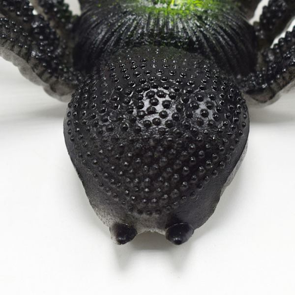 Mjuk klibbig spindel i färg, stor spindel, insektsmodelltrassel