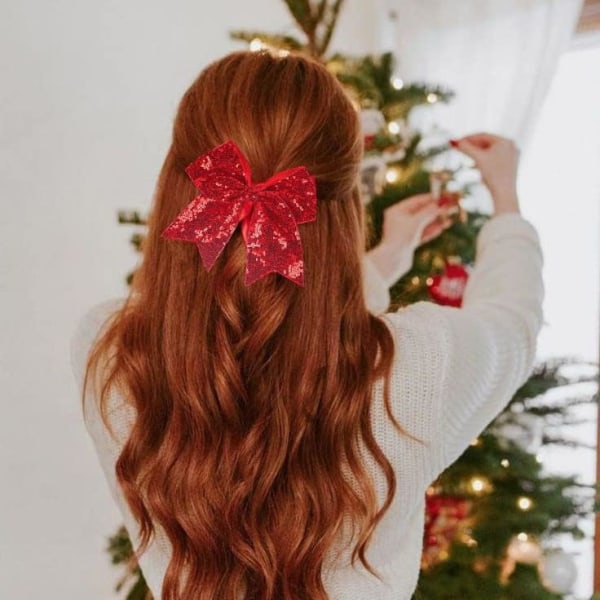Jule-Scrunchie Elastisk Hårstrikk Hestehår Access DXGHC