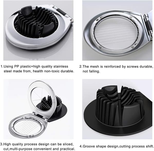 Eggedeler, Eggedeler for hardkokte egg, Egg Cutter Heavy Duty
