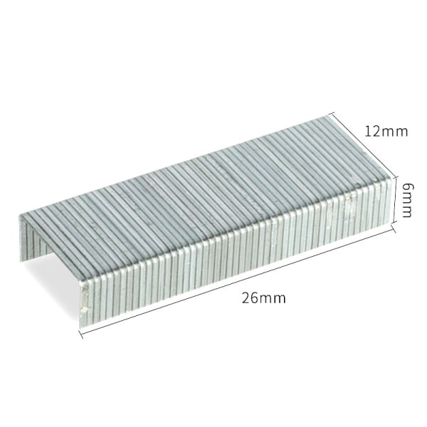 0012 Staples Unified No. 12 24/6 Stapleja (10 Laatikkoa