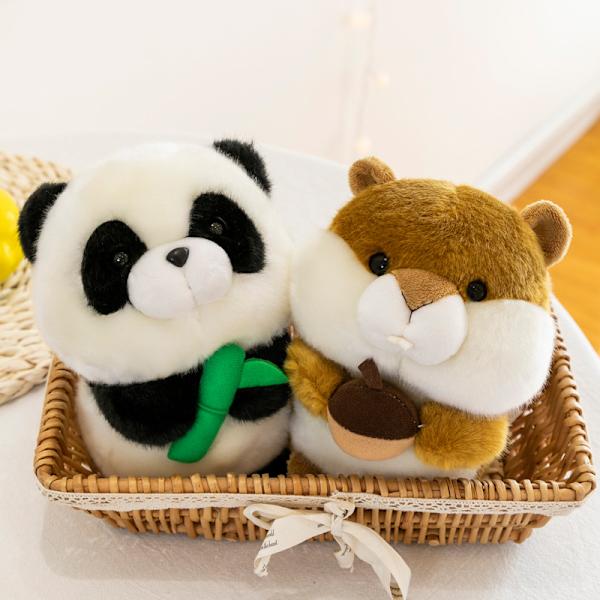 Plush 8 Tommer Squishy Fyldt Legetøjsdyr (Panda)