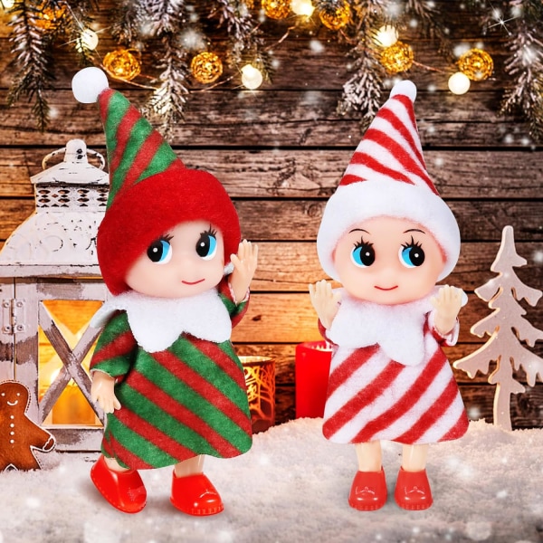Jultomte-spratt, Jultomte-sprattare 2 stycken Baby L DXGHC
