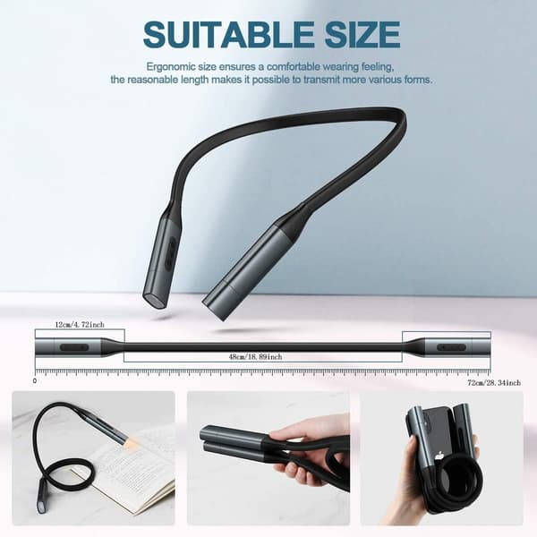 LED Leselampe, USB Oppladbar Leselys Nattelys
