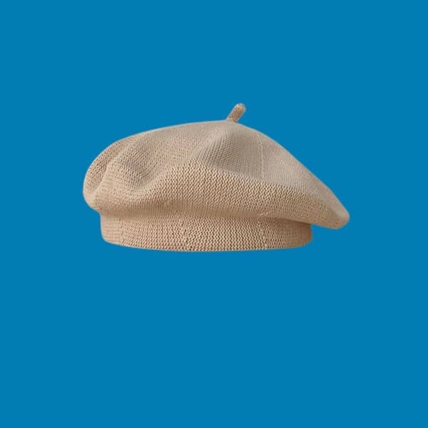 Damer Wool Fransk Beret Beanie Cap Vinterhatte Blød Hat,Asso