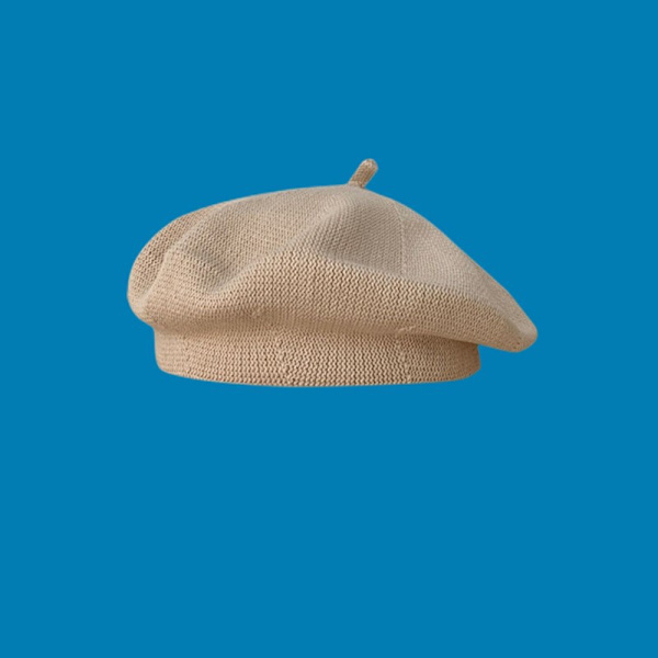 Damernas Ullfranska Baske Beanie Vintermössa Mjuk Mössa, Sortiment