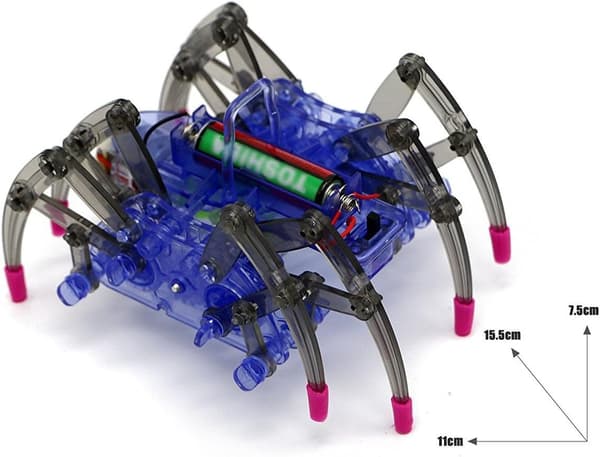 Spider Robot Sæt, Videnskabelig Robot Legetøj, DIY Byggesæt, Videnskab
