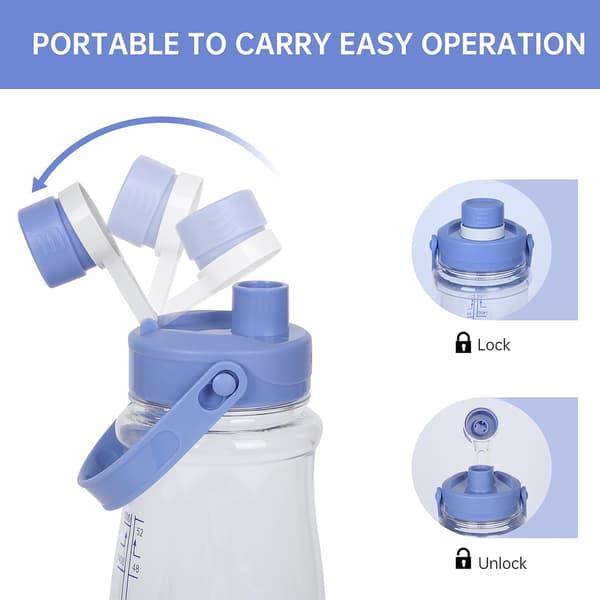 1,5 Litran Vedenpullo - BPA-vapaa - Vuotamaton Urheilupullo