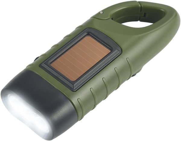 Aurinkolamppu (Vihreä), Aurinko LED-taskulamppu & Käsikäyttöinen taskulamppu
