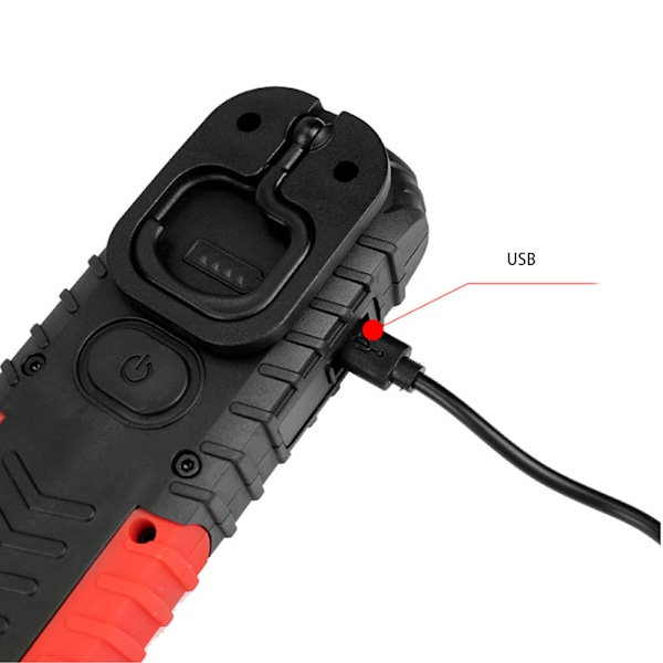 Laderbar LED arbeidslys, COB front-LED inspeksjonslys med