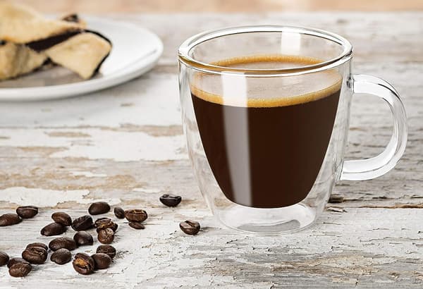 Sett med 2 dobbelveggs isolerte espressokopper 320ml
