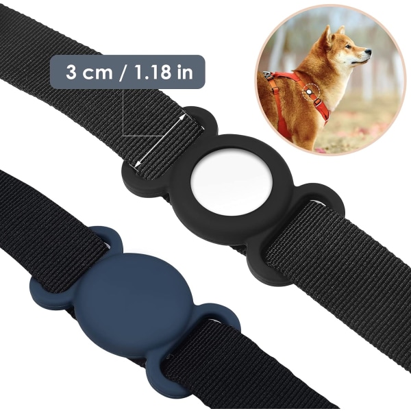 Dog Collar, Silicone Case for GPS Tracking Locator, Protective Sh