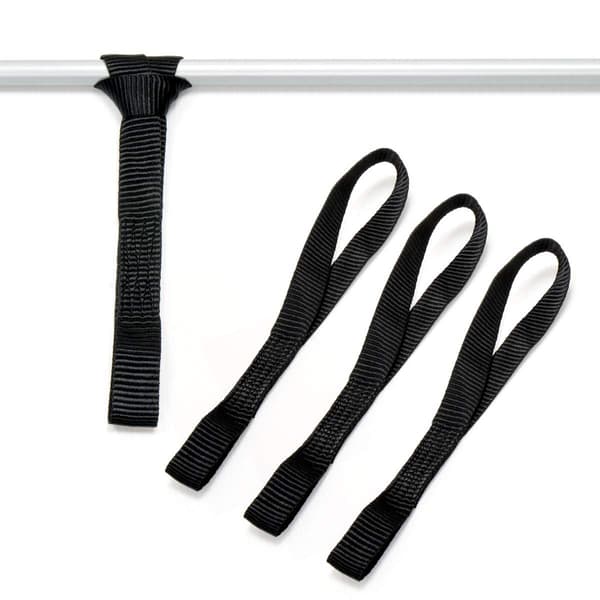 4 hihnaa, pituus 30 cm, leveys 25 mm, kiinnitysvoima (bla