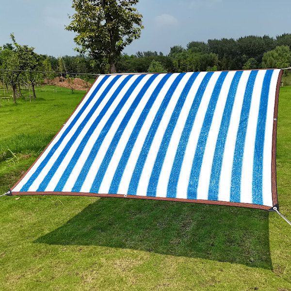 2x6m Terrasse Skygge Net, Drivhus Solbeskyttelsesnet, Forstærket
