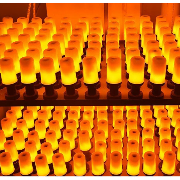 5-delt LED flammelampe bar flamme pære julepynt lam