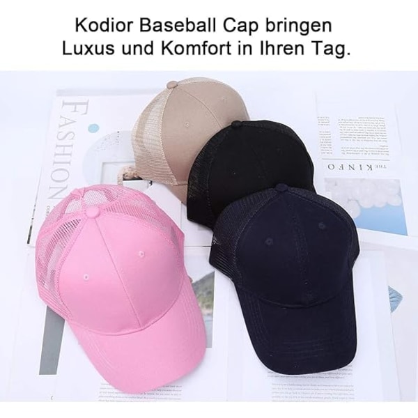 Baseballkasket Unisex hat, Sporty baseballkasket Klassisk almindelig vintag