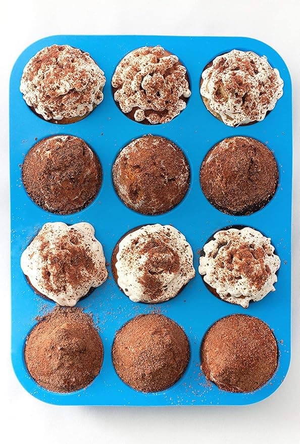 Ickefastklibbande Silikonmuffinsform - Muffinsform för Muffins och Cupcakes