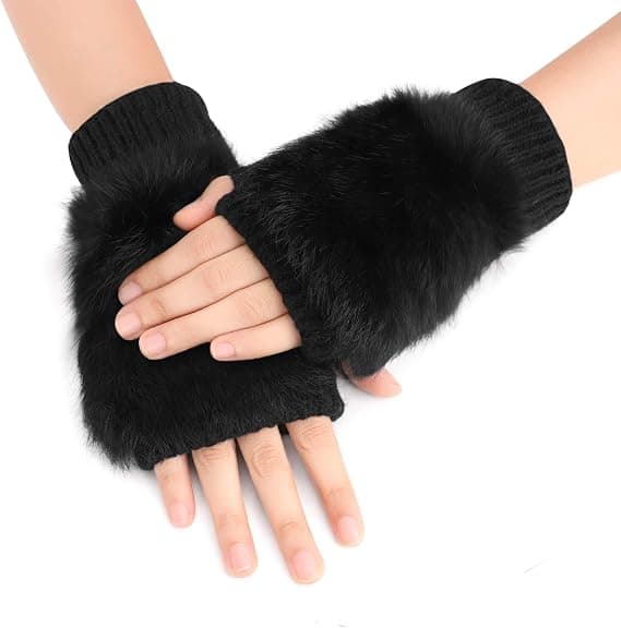 Vinter Chic Perle Strikket Handsker Kørsel Skrivning Tastning Kort DXGHC