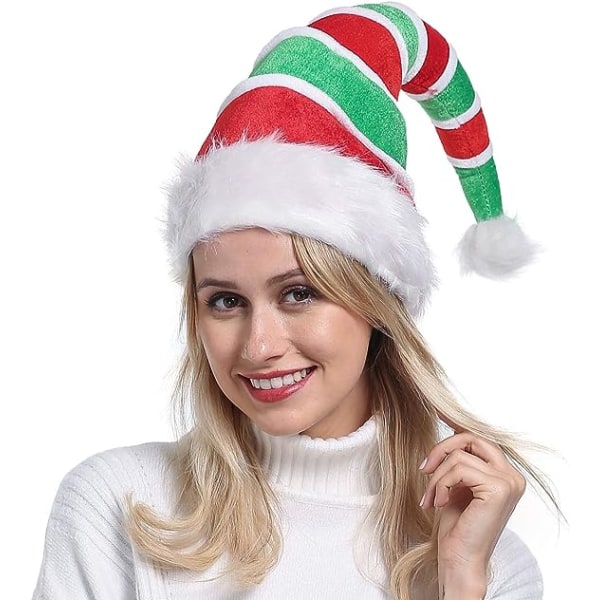 3D Christmas Ruma puserojuhla tonttuhattu - Christmas Spirit Hat Fo