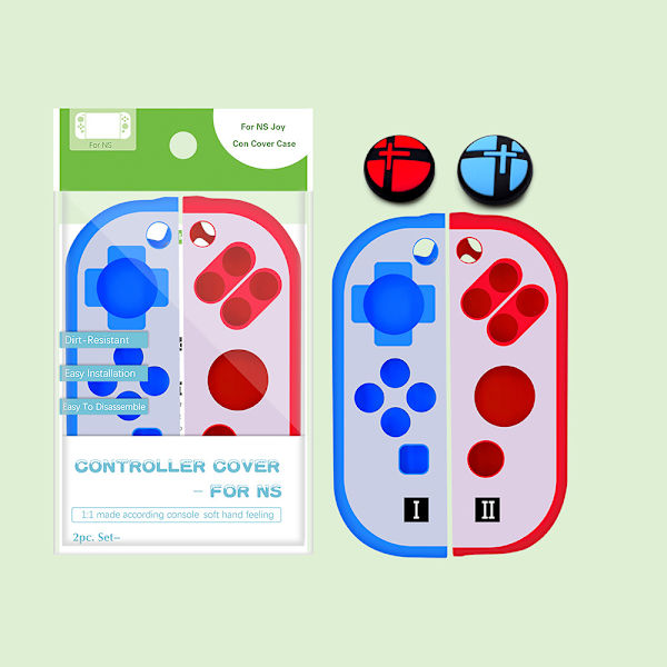 Silikonfodral för Nintendo Switch OLED Joycon Skin Skyddande